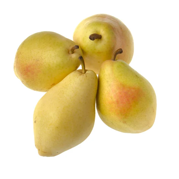 Mogen frukt päron frukt isolerad på vit bakgrund — Stockfoto