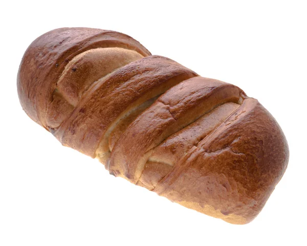 Roti Ruddy, konveksi, pada latar belakang putih dalam isolasi — Stok Foto