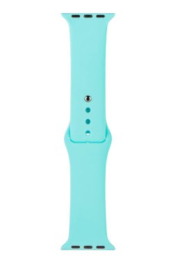 Saat için silikon kayışı, yalıtım için beyaz arkaplan