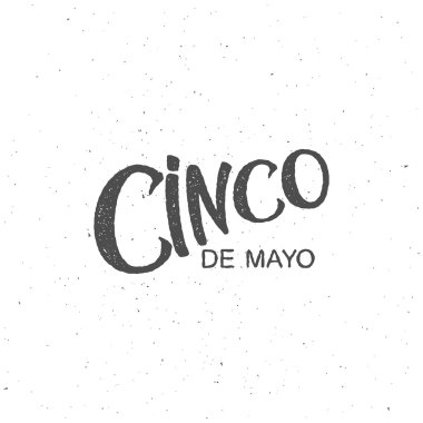 cinco de mayonez vektör illüstrasyonu.