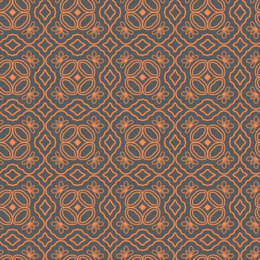 Sorunsuz çiçek etnik desenli