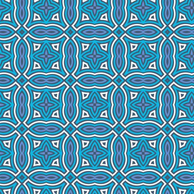 Sorunsuz çiçek etnik desenli