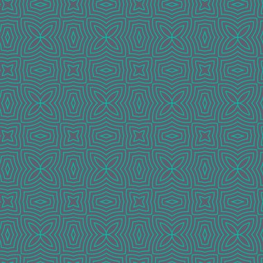 Sorunsuz çiçek etnik desenli