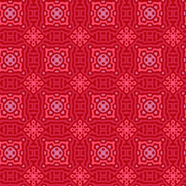 Sorunsuz çiçek etnik desenli