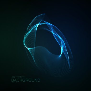 3d ışıklı neon dijital sıçrama