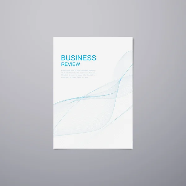 Business Review Brochure — Stock Vector