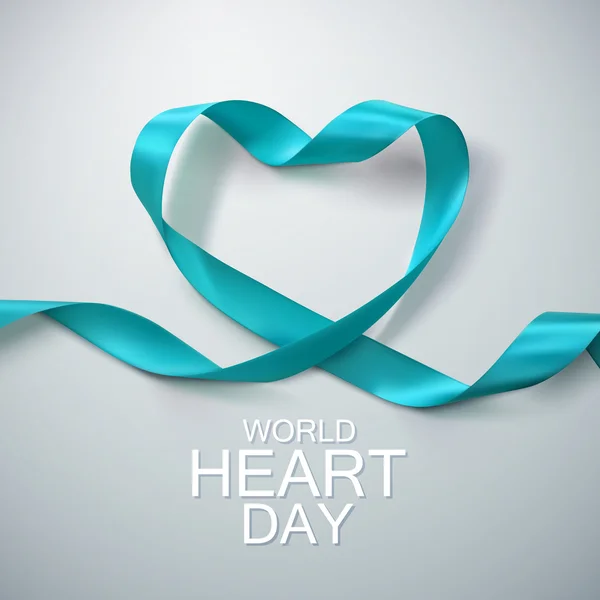 World Heart Day Background. — Stock Vector