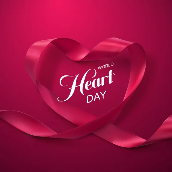 Світ день серця фону. — стоковий вектор