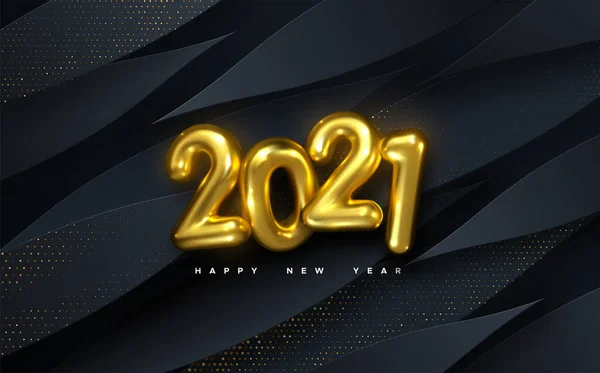 สุขสันต์วันใหม่ 2021 ปี . — ภาพเวกเตอร์สต็อก