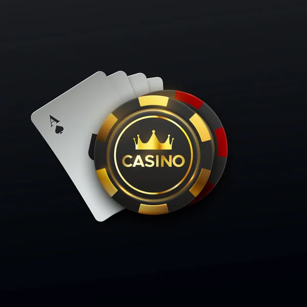 Concepto de banner de Casino. — Vector de stock