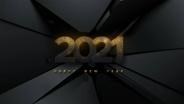 Šťastný nový rok 2021 — Stockový vektor