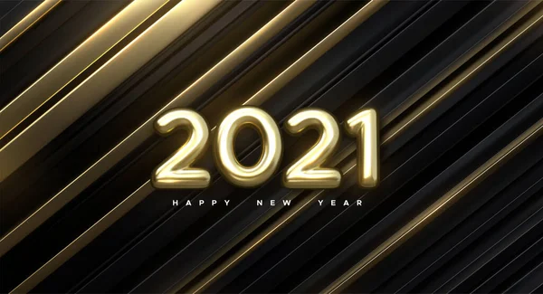 Frohes neues Jahr 2021 — Stockvektor