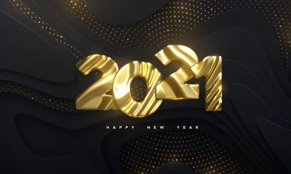 สุขสันต์วันใหม่ 2021 ปี — ภาพเวกเตอร์สต็อก