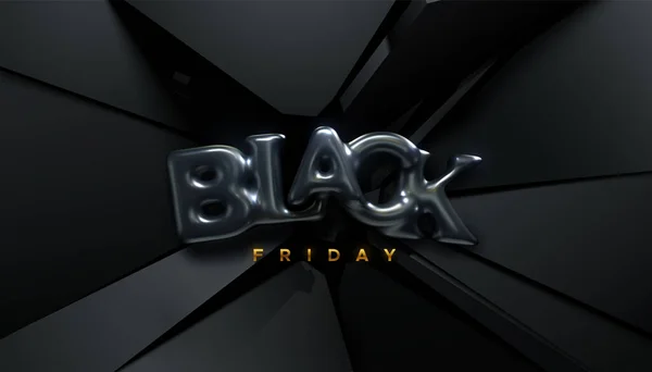 Etikett Black Friday Sale. — Stockvektor