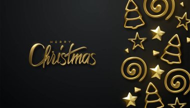 Mutlu noeller. Vektör tatil illüstrasyonu