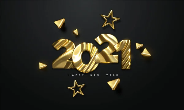 Gelukkig nieuwjaar 2021 — Stockvector