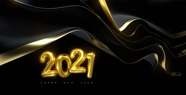 Feliz Año Nuevo 2021. — Archivo Imágenes Vectoriales