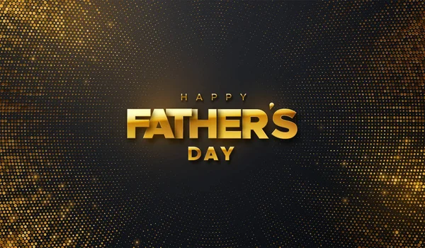 День счастливых отцов. — стоковый вектор