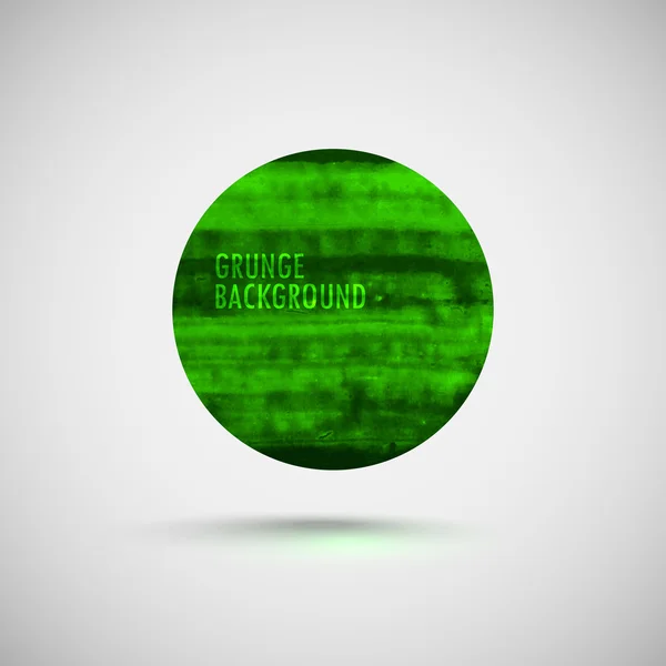 Grüner Aquarell-Hintergrund. — Stockvektor