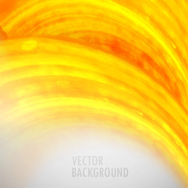 Shiny orange watercolor background. — Stock Vector
