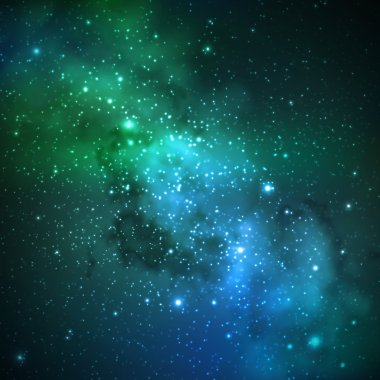 Background with night sky and stars clipart