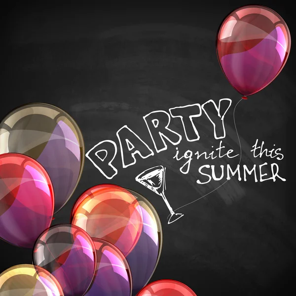 Ignite this summer party. — Stock Vector