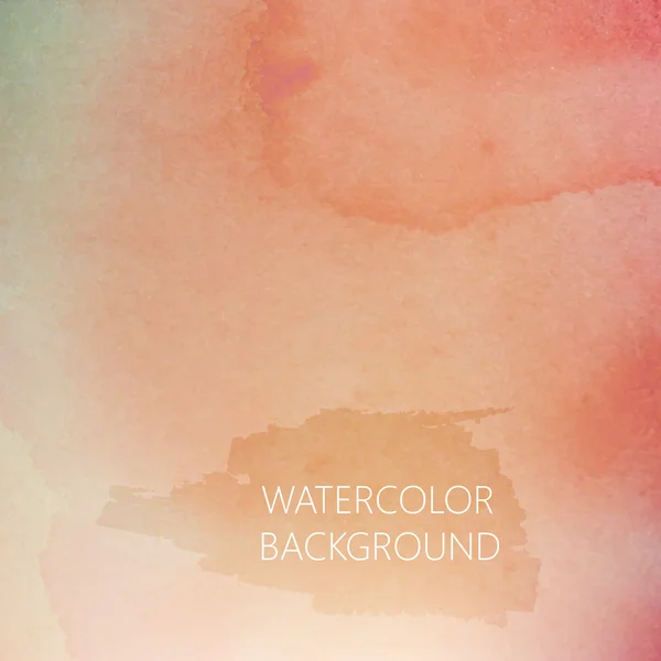 Fundo aquarela abstrato — Vetor de Stock