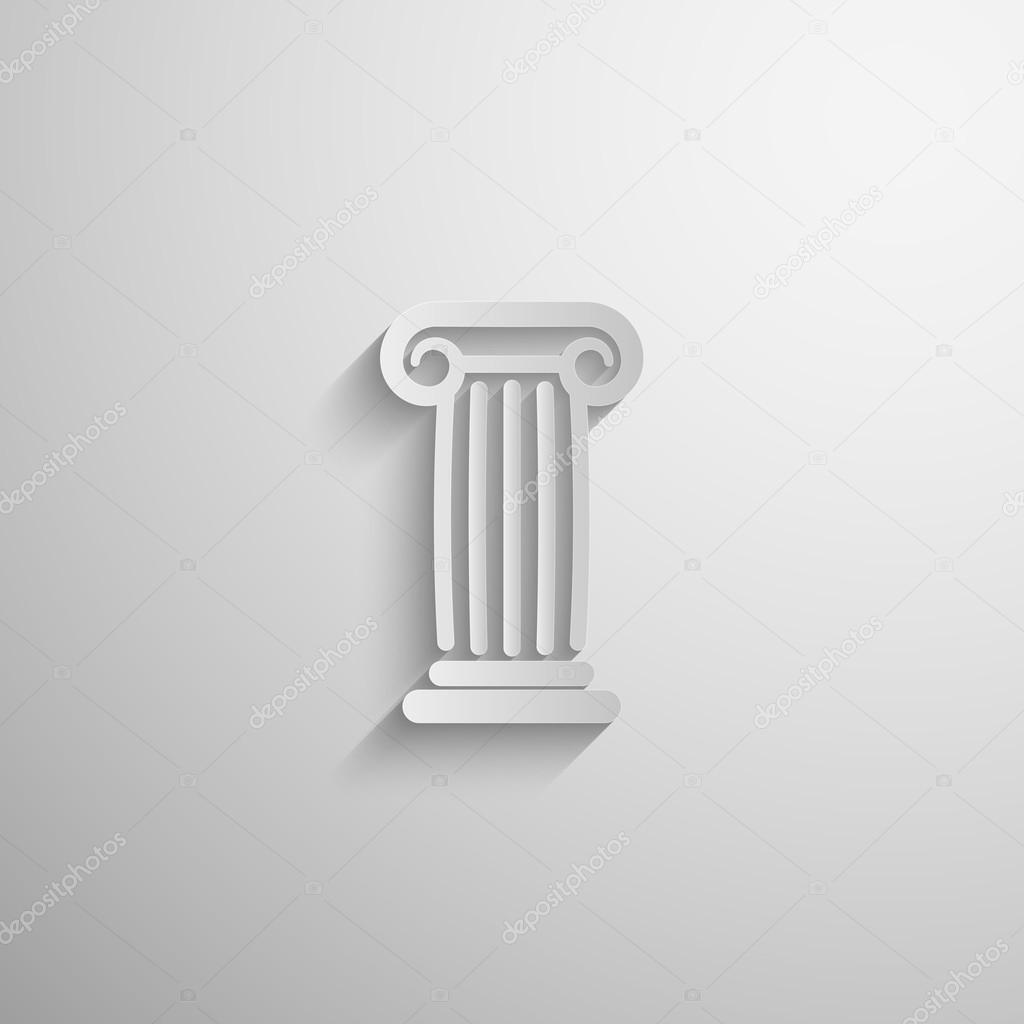 Ancient column icon