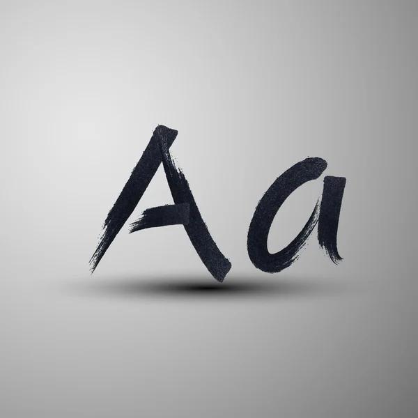 Ink letter A — Stockový vektor