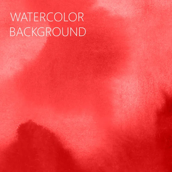 Red  watercolor background — Stock Vector