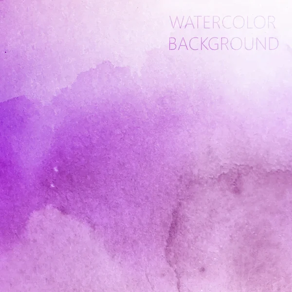 Fundo aquarela roxo — Vetor de Stock