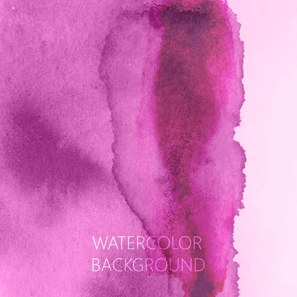 Fundo aquarela roxo — Vetor de Stock