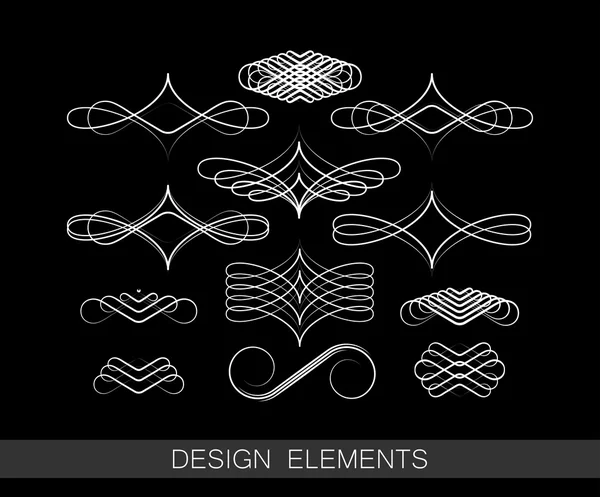 hat sanat dekoratif öğeleri tasarım vektör kümesi