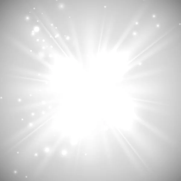 Illustration av ljusblixt, explosion eller burst — Stock vektor