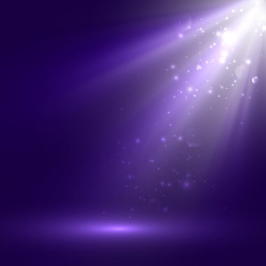 parlak sahne ışık ışınlarının soyut illüstrasyon vektör
