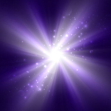 parlak ışık, patlama veya veri bloğu