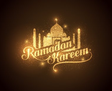 Ramazan Kareem parlak etiket