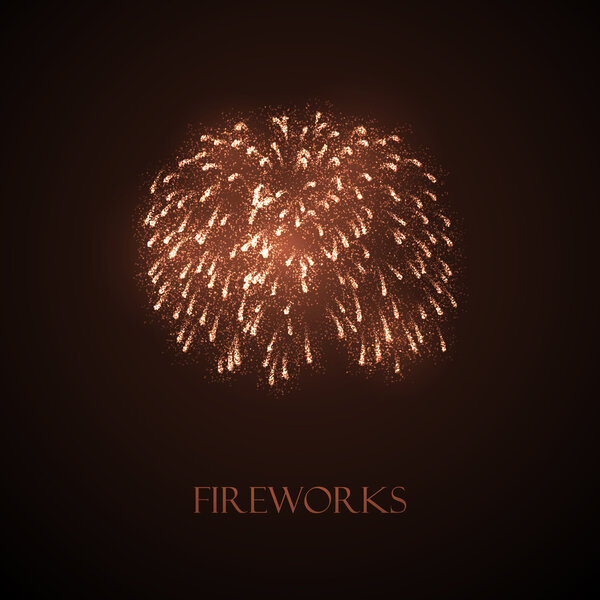 праздничная иллюстрация фейерверков
