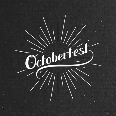 Octoberfest. Tatil vektör çizim