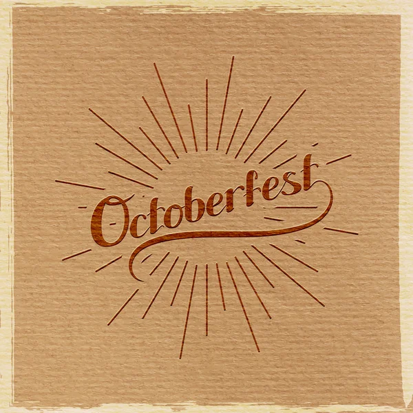 Octoberfest. Holiday Vector Illustration — Vector de stoc