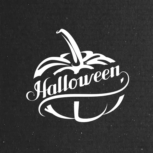 Citrouille d'Halloween. Illustration vectorielle des vacances . — Image vectorielle