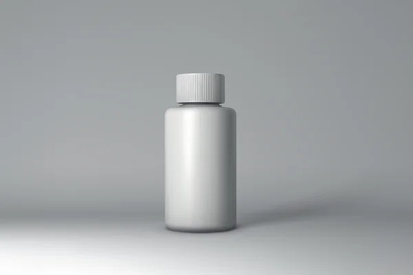 Plastic Bottle Packaging Mock-up. Vector Illustration — Stock Vector