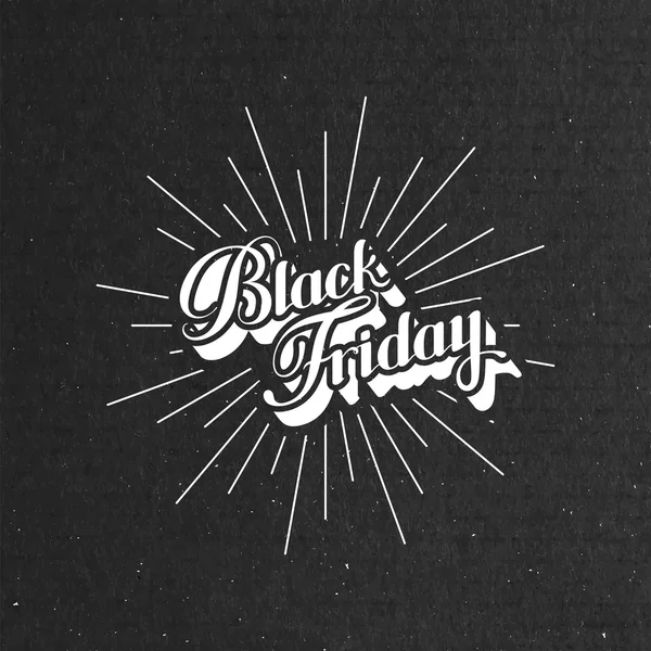 Black Friday Vente étiquette — Image vectorielle