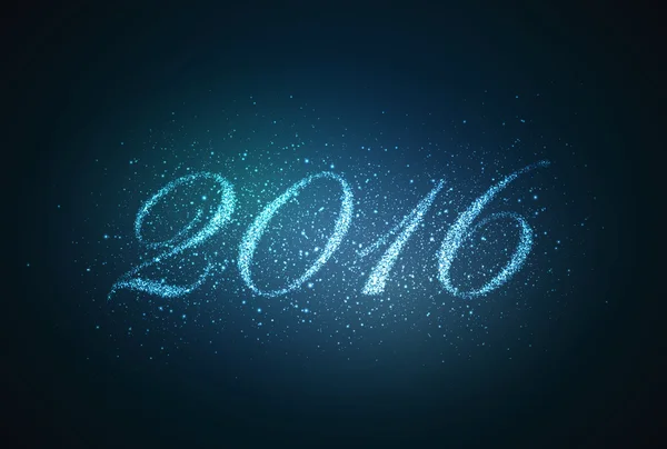 Feliz año nuevo 2016. — Archivo Imágenes Vectoriales