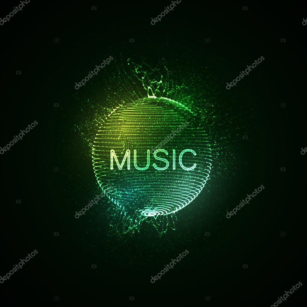 Neon Green Music Backgrounds