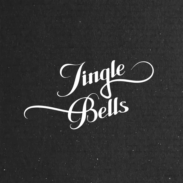 Jingle Bells. God Jul. — Stock vektor