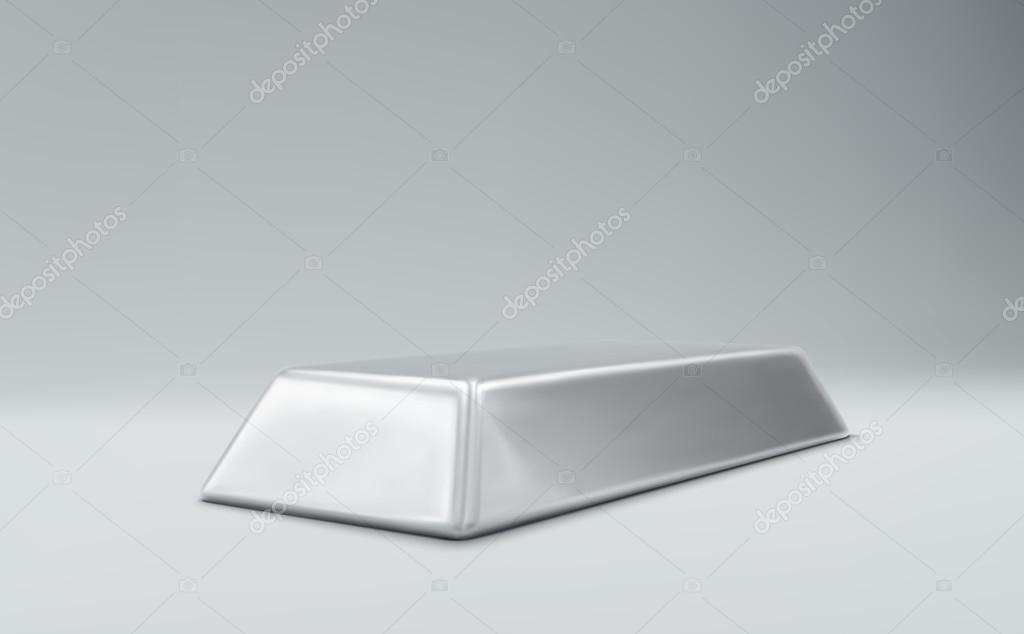 Silver Bar. Vector Illustration Stock Vector by ©maximmmmum 91768962