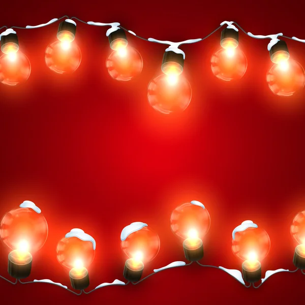 Lichte elektrische Garland — Stockvector