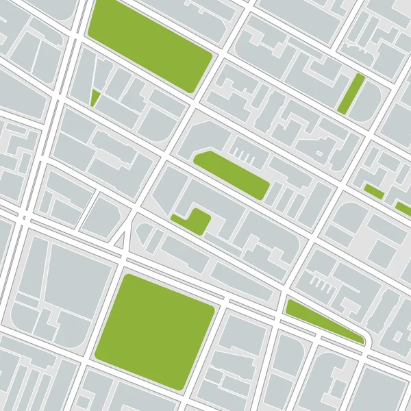 都市マップ。ベクトル イラスト — ストックベクタ