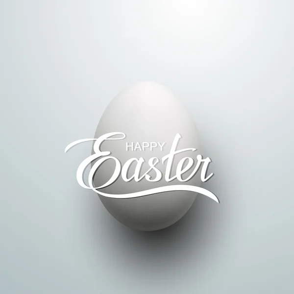 Easter Egg With Holiday Lettering